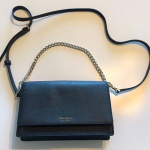 Black Kate Spade crossbody purse